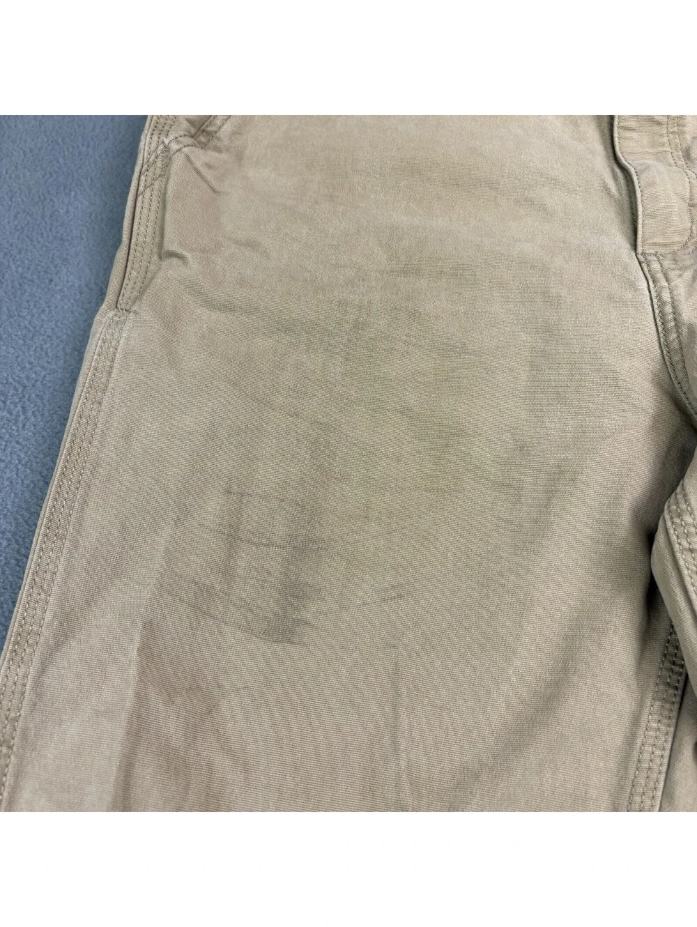 Carhartt Rugby Straight Fit Pants Size 38 (Fit 37x33 in.) Khaki